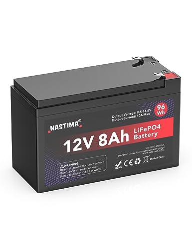 Amazon.co.jp: Nastima 12V 8Ah リン酸鉄リチウムイオン